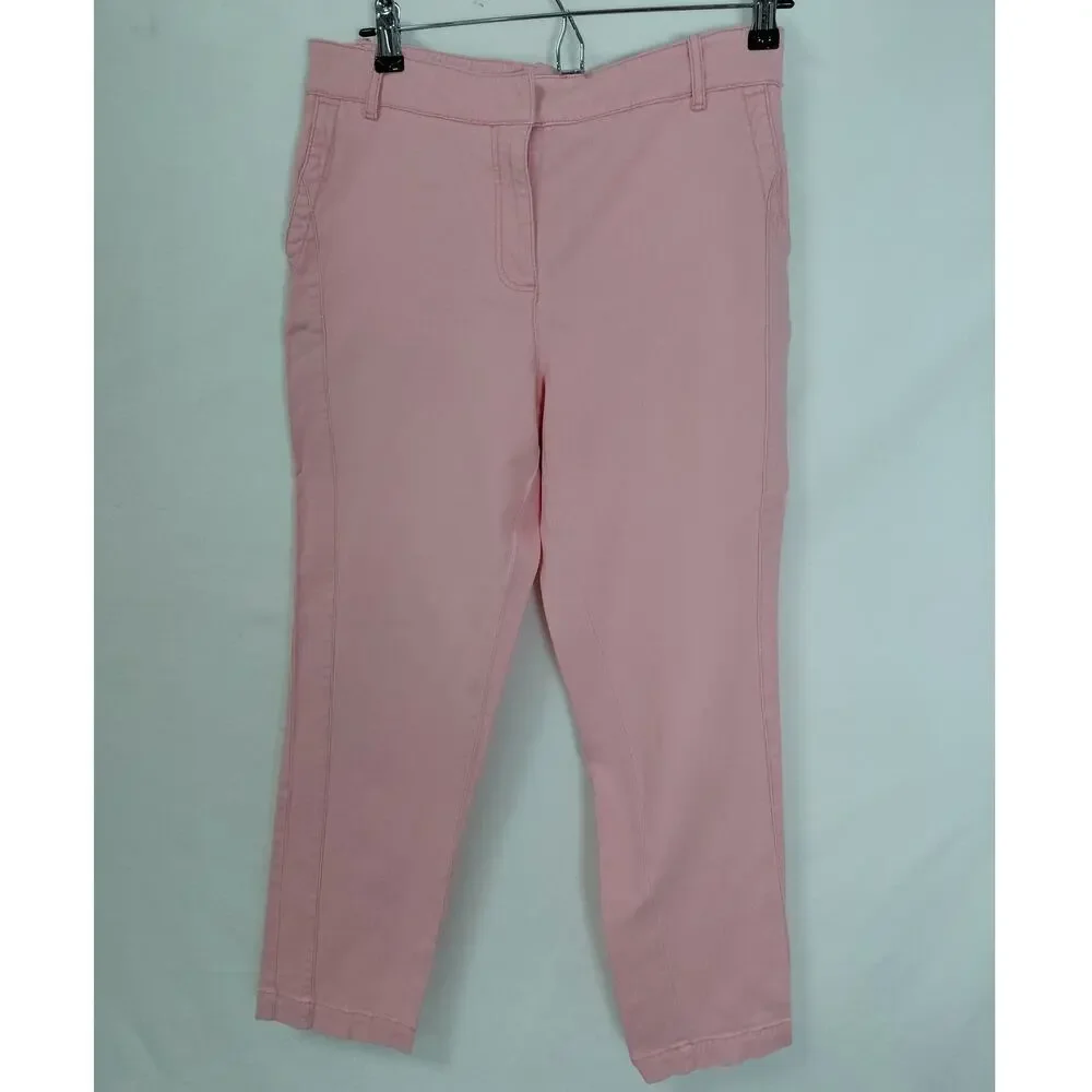 Talbots Modal Blend Pink Ankle Stretch Pants Women Size 4P